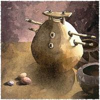Three Pebbles by Ellen Fountain