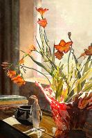 Sunlit Freesia by Ellen Fountain