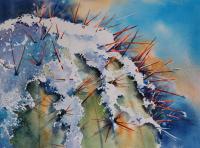 SNOW BARREL by Sandy Walker