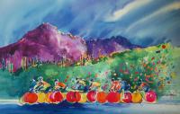 CYCLING SOIRE by Sandy Walker