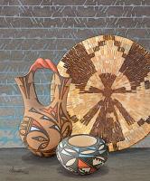 Kachina Basket by Ellen Fountain