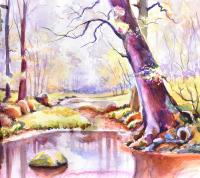 Tree at the Lake by Victoria Wills