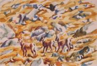 Big Horn sheep by Gerd von Glinski