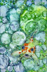 Blowing Bubbles by Kat Manton-Jones