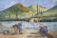 High Water at Sabino Canyon by Peggy Cobey