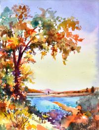 Multicolor Leaves by Victoria Wills